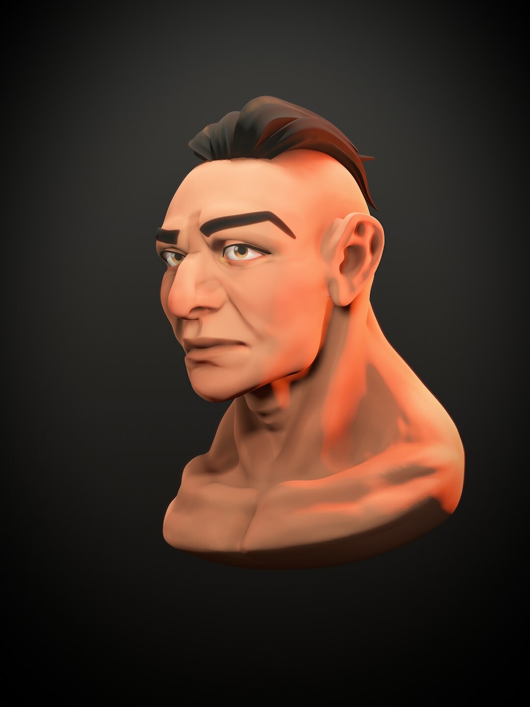 villain character portrait